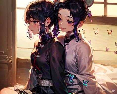 🦋Kanao Tsuyuri And Shinobu Kochou🦋 | Personajes de dibujos animados ...