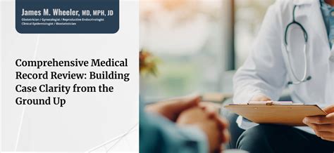 Comprehensive Medical Record Review: Achieving Case Clarity for ...