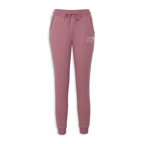 Pink Jogger Pants with Drawstrings (3196377) | Identity