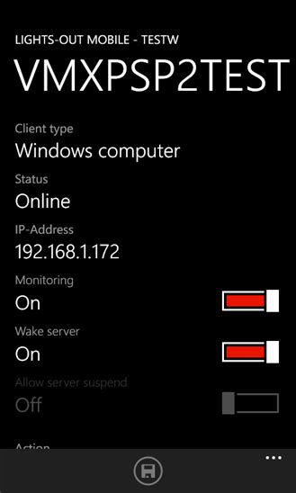 Lights-Out Mobile for Windows Phone
