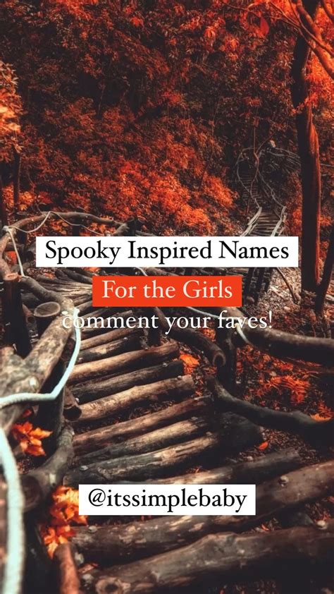 Cool Spooky Girl Names at Nancy Hickman blog