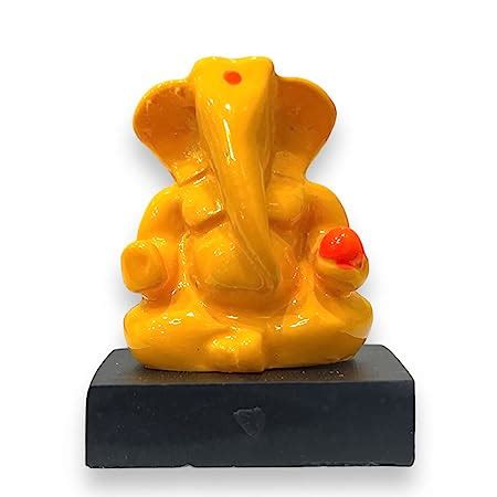 AUGEN Ganesha for Car Dashboard Ganesh Statue Murti Ceramic Terracotta ...