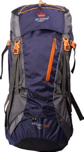 DE COSIMO ITALY ARMOR, Hiking Backpack 75Lts NAVY BLUE & GREY with Rain ...