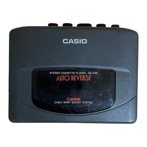 カシオ NA-P35 カセットテーププレーヤー ジャンク 50%OFF! - ポータブルプレーヤー