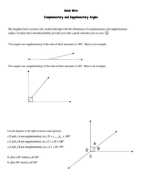 Image result for Complementary Angles Poster