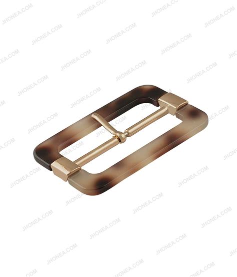 Brown Shaded Rectangle Frame Shiny Gold Belt Buckle – JHONEA ACCESSORIES
