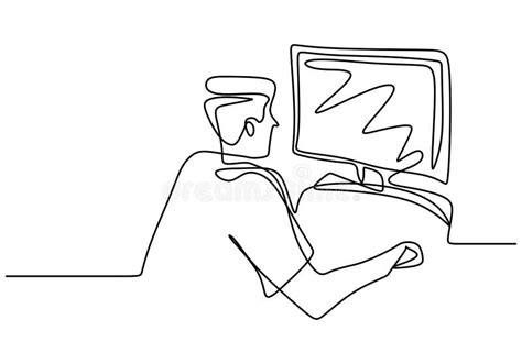 Man Using Computer Drawing 的图像结果