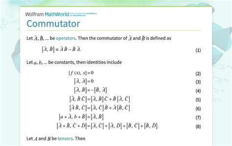 Image result for Commutator Operator