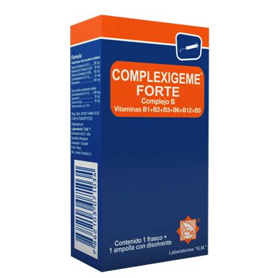 Nuestros Productos - Vitaminas B - Laboratorio Farmacéutico GM S.A.
