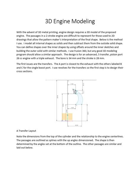 3D Engine Modeling | PDF | Engines | Extrusion