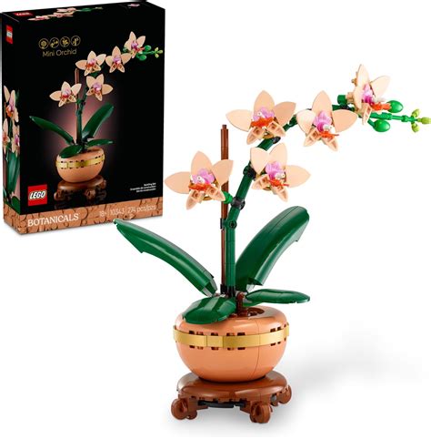 Amazon.com: LEGO Botanicals Mini Orchid Building Set - Artificial, for ...