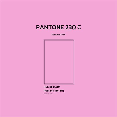 PANTONE 230 C Complementary or Opposite Color Name and Code (#F4A6D7 ...