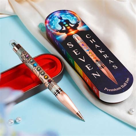 Giftana 7 Chakra Pen for Men and Women, Seven Chakras Premium Ball Pen ...