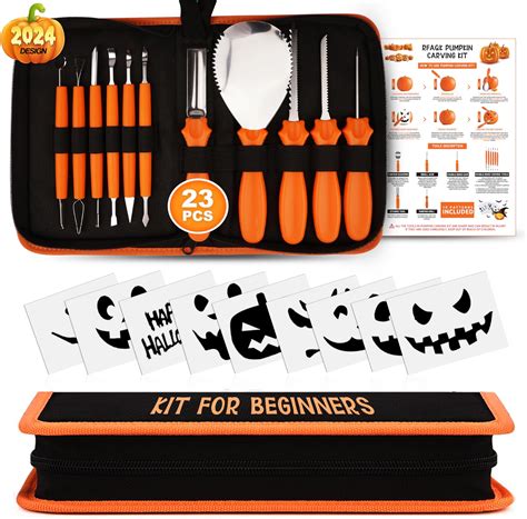 Amazon.com: MYJMN Pumpkin Carving Tools Knife, Professional Halloween ...
