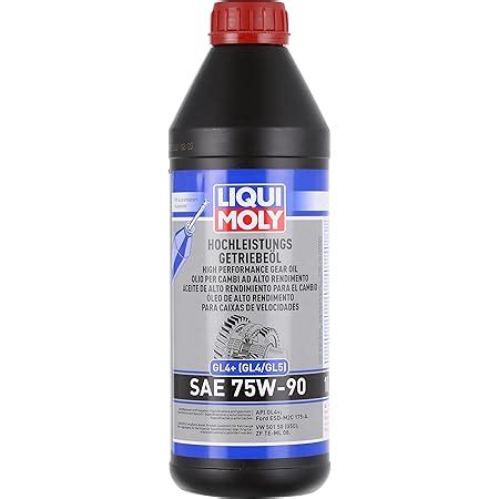 Liqui Moly 20012 Gl 4+ SAE 75W-90 High Performance Gear Oil (1 L ...