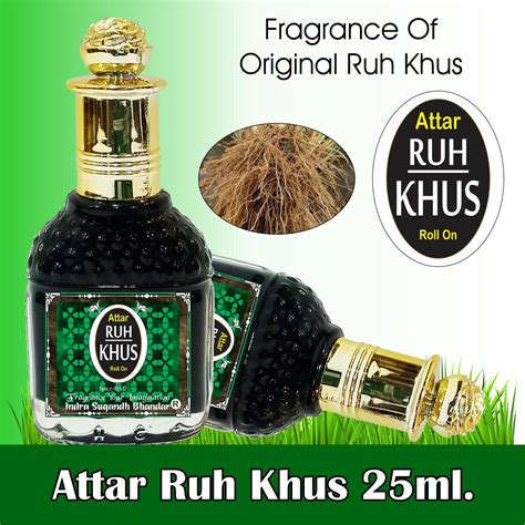 Ruh Khus|Vetiver 25ml Rollon Pack – Indra Sugandh Bhandar