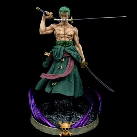Buy YANGENG ONE PIECE GK Dream Roronoa Zoro 14.5 Inches Interchangeable ...