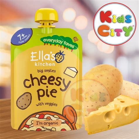Ella's Kitchen Organic Baby Food Pouch, Cheesy Pie with veggies (7m ...