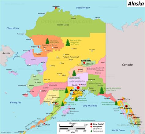 Alaska City Map
