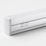 KNOPPSLINGA LED batten light, opal white/silver-colour, 3600 lm6500 K ...