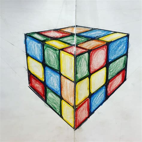3D Cube Drawing