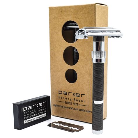 PARKER Safety Razor Men - (96R) Long Handled Butterfly Open Safety ...