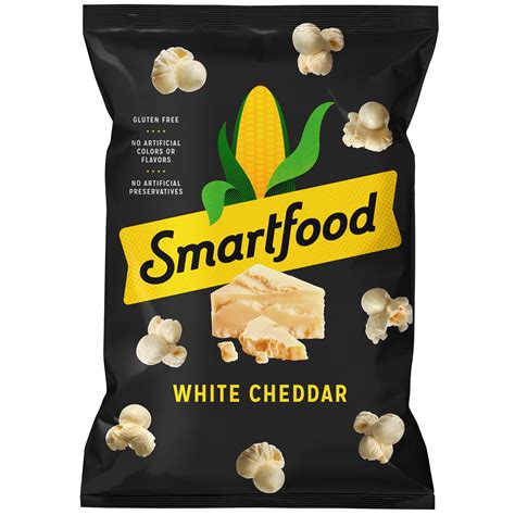 Smartfood Popcorn White Cheddar Cheese Flavored Popcorn, 1.5 oz Bag ...