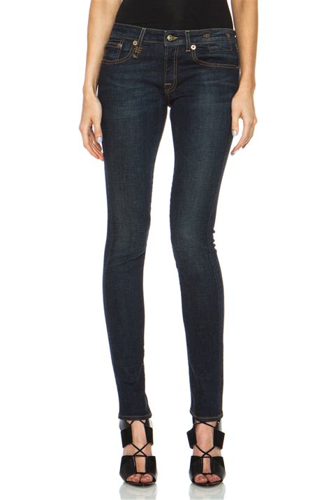 R13 Skinny Jean in Dark Indigo | FWRD