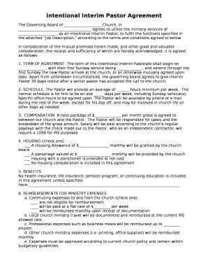 Converge MidAmerica Intentional Interim Pastor Agreement 2017-2026 ...