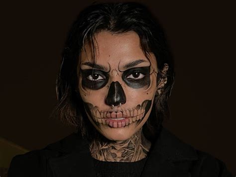 Image result for Skeleton Makeup Tutorial
