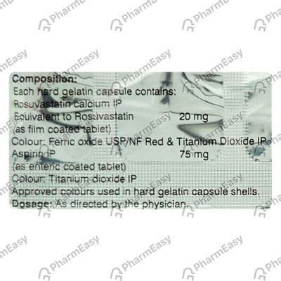 Novastat Asp 20mg Strip Of 10 Capsules: Uses, Side Effects, Price ...