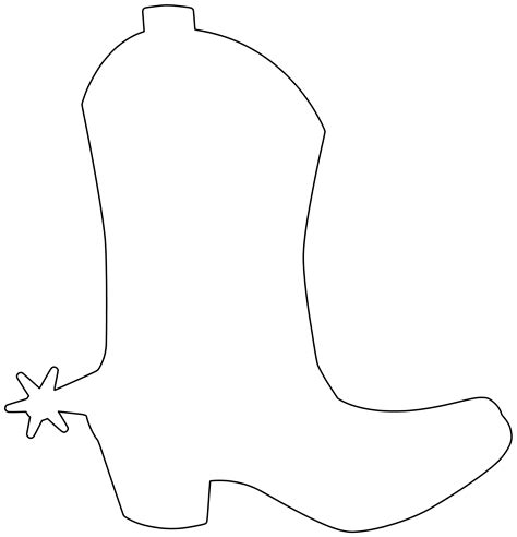 Printable Cowboy Boot Pattern 的图像结果