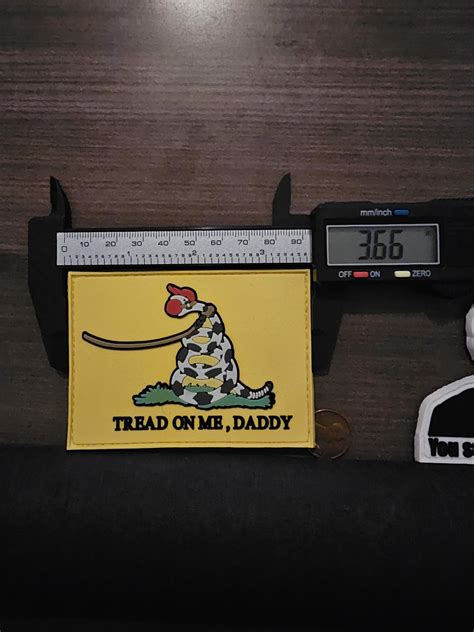 Tread on Me, Daddy - Unique and Humorous Custom Patch for Tactical Gear ...