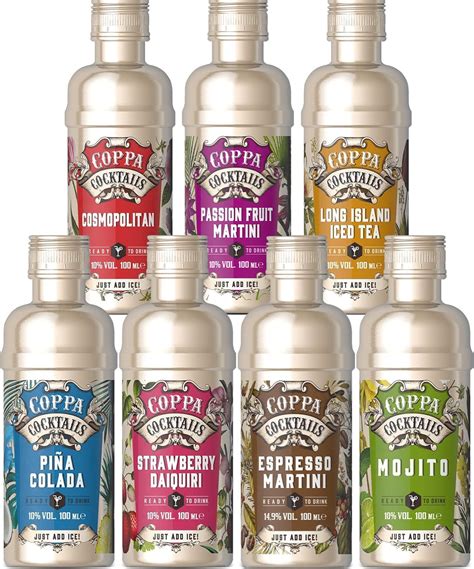 Premium Ready To Drink Mini Coppa Cocktails Flavours Include Mojito ...