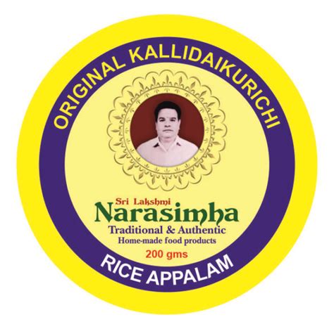 RICE APPALAM - Sri LakshmiNarasimha Foods