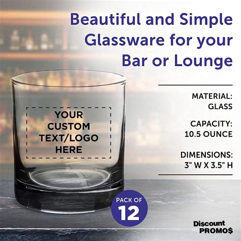 Buy Custom Lexington Rocks Whiskey Glass 10.5 oz, Set of 12 ...