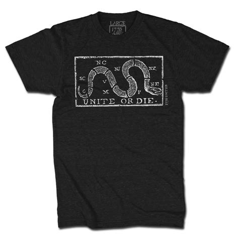 Unite or Die - Black – 1776 United