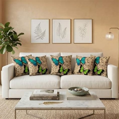 Buy AEROHAVEN™ Set of 5 Multi Colored Decorative Hand Made Cotton ...