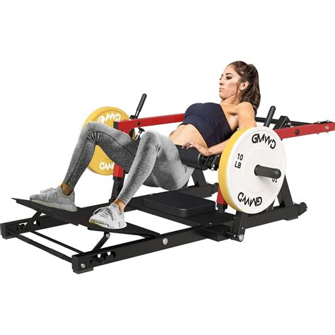 Syedee Glute Bridge Machine, Heavy Duty Plate-Loaded Hip Thrust Machin ...