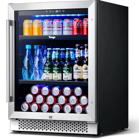 Amazon.com: Yeego Beverage Refrigerator Cooler - 24 inch 140 Cans Mini ...