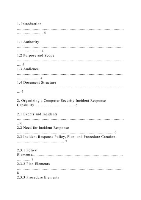 Image result for Computer Security Incident Handling Guide