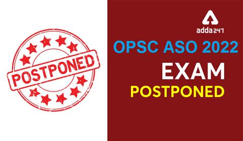OPSC ASO 2022 Exam Postponed, Check New OPSC ASO Exam Date