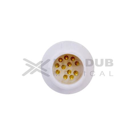 5 Lead ECG Cable Compatible with HP 12 pin Snap type – LubdubBazaar