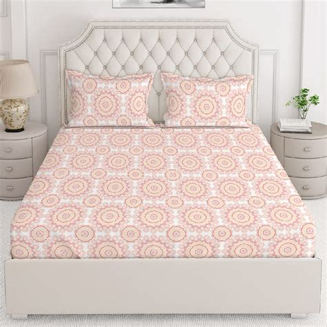 Buy Layers Firenze 100% Cotton Bedsheet Set for All Seasons ...