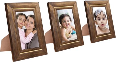 Home Centre Pacific Sepia Set of 2 Wood Foldable Photo Frames - 12x18cm ...