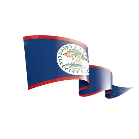 Belize Flag Vector Design Images, Belize National Flag Symbol Country ...