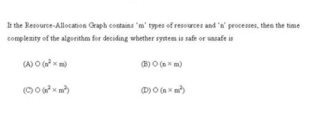 Operating System: Deciding system safe condition from resource ...