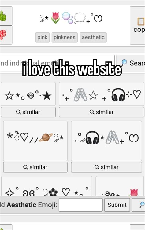 Aesthetic Emojis & Text | 𝜗𝜚 ࣪˖ ִ𐙚 ⋆.˚… | Copy & Paste | Emojis texts, Emoji combinations, Cute ... - font for emojis