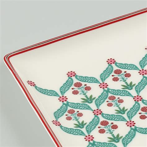 Buy INDIA CIRCUS Blooming Dalhia Printed Multicolour Large Rectangular ...