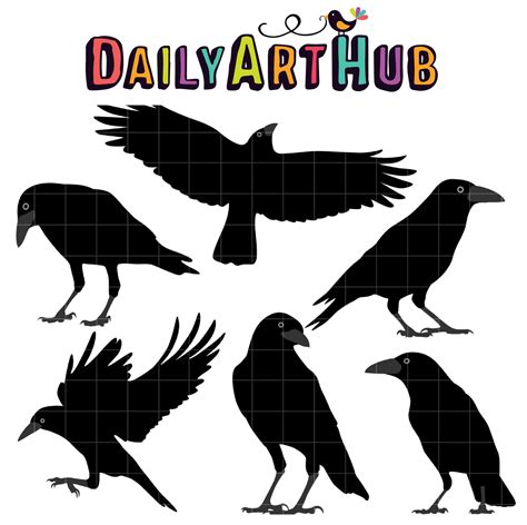 Black Crow Clipart